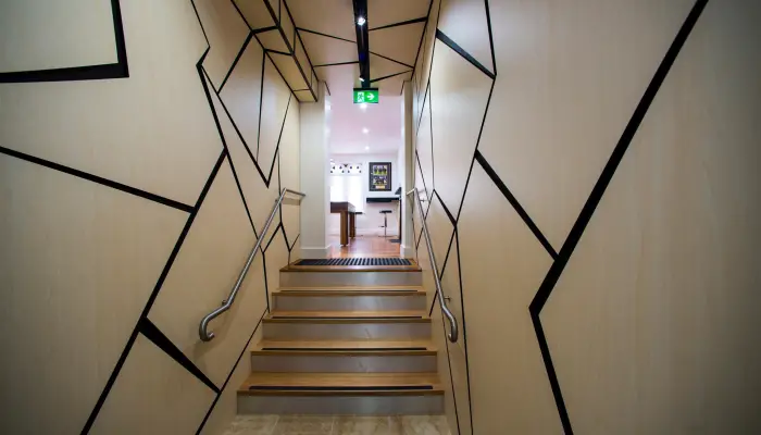 Chalmers staircase downstairs Walker Designs