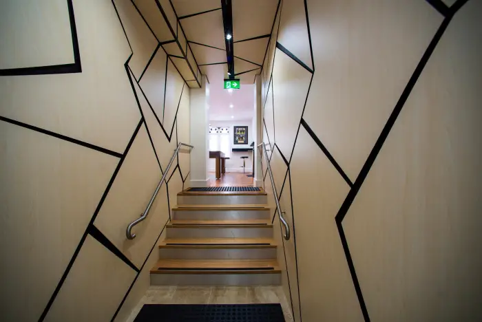 Chalmers staircase downstairs Walker Designs